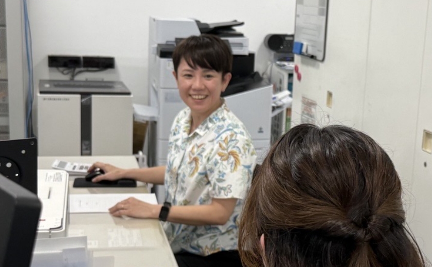 主任 Y.Yさん 総務部門 与那原営業所